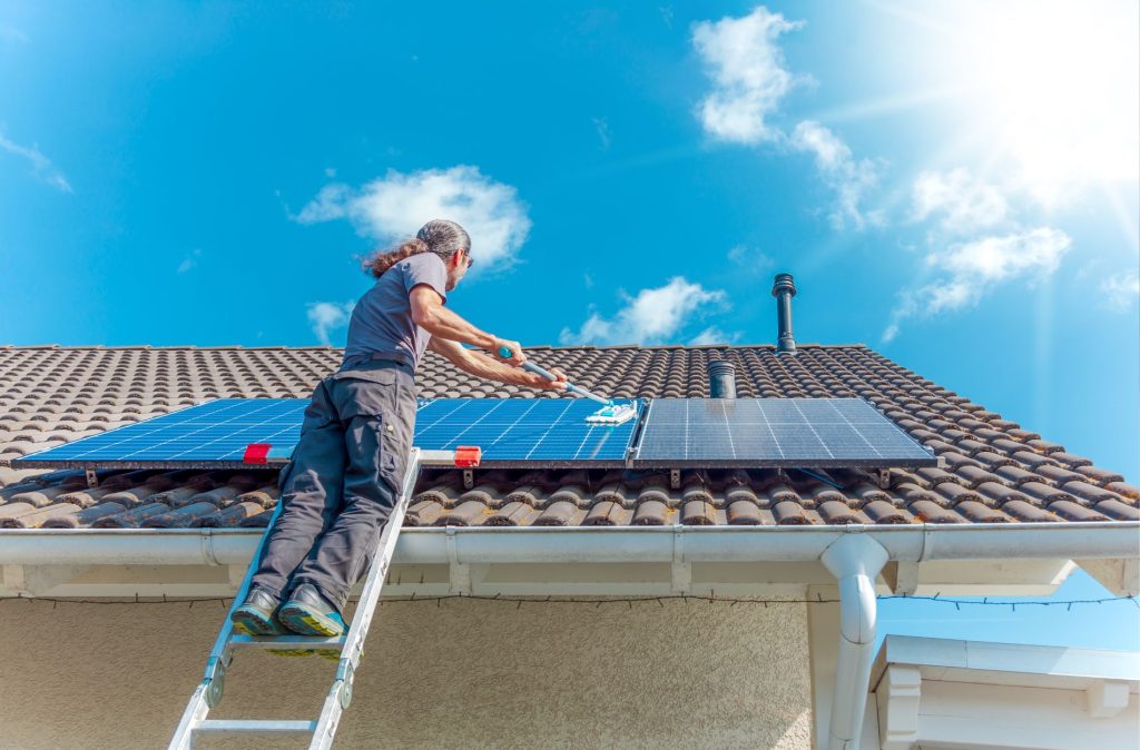 solar panel maintenance